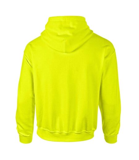 Gildan Heavyweight DryBlend Adult Unisex Hooded Sweatshirt Top / Hoodie (13 Colours) (New Safety Green) - UTBC461