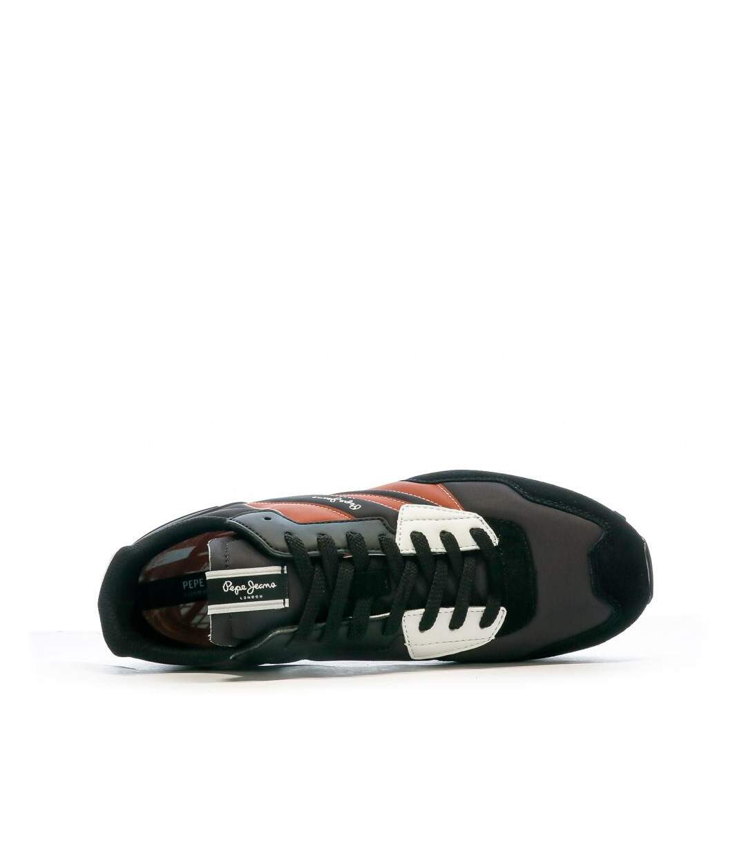 Baskets noir/camel homme pepe jeans foster-4