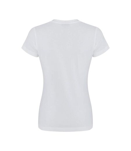 Womens/ladies Logo T-shirt Bright White Canterbury