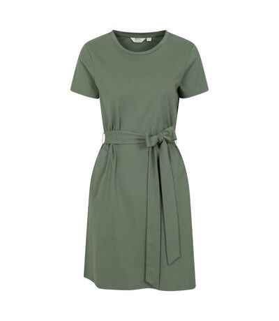 Mountain Warehouse Womens/Ladies Paros T-Shirt Dress (Khaki Green) - UTMW2985