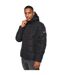 Mens deyton short puffer jacket black Kings Will Dream