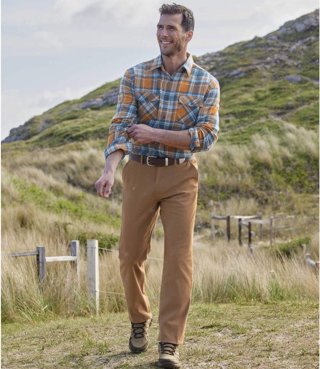 Stretch-Chino Herbstwind Atlas For Men