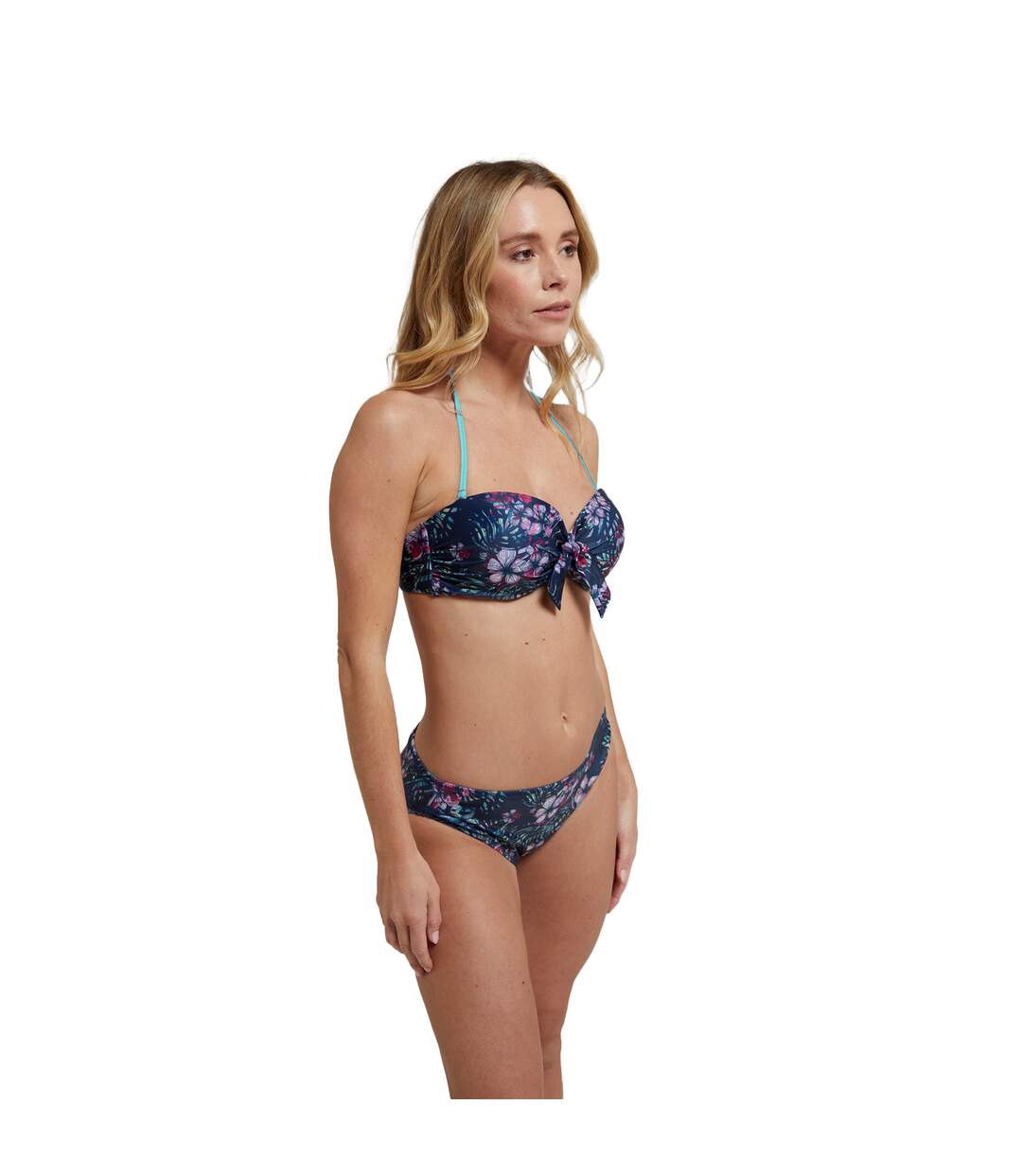 Haut de maillot de bain docks femme bleu marine Animal-3