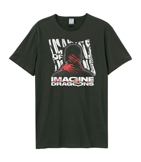 T-shirt Warp Hands Adulte Charbon Amplified