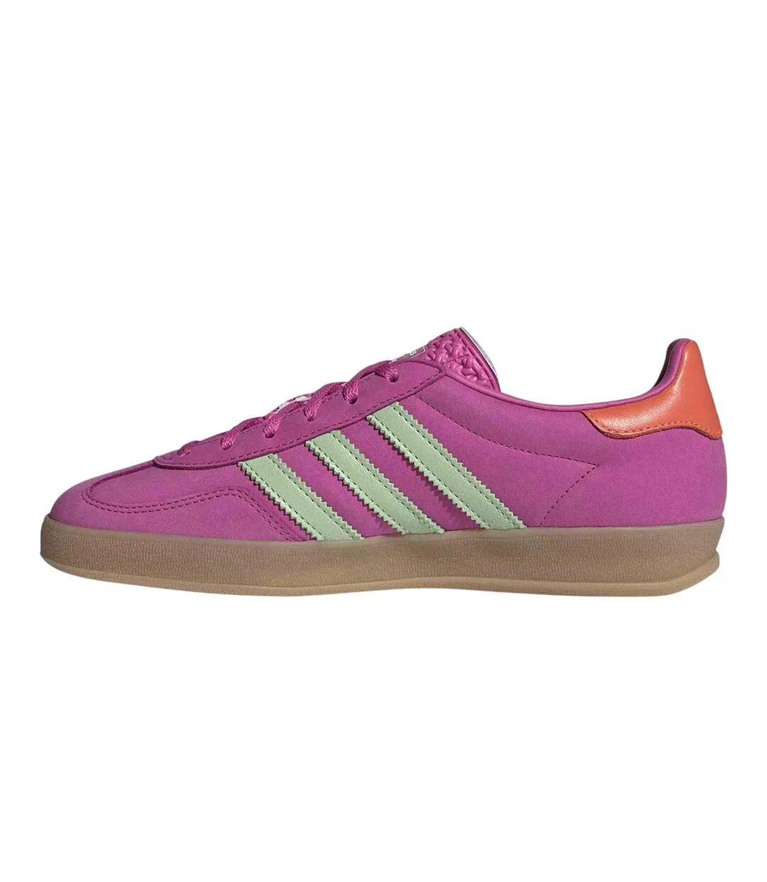 Baskets Motif/style Rétro Gazelle Femme Fuchsia Vert Adidas-3