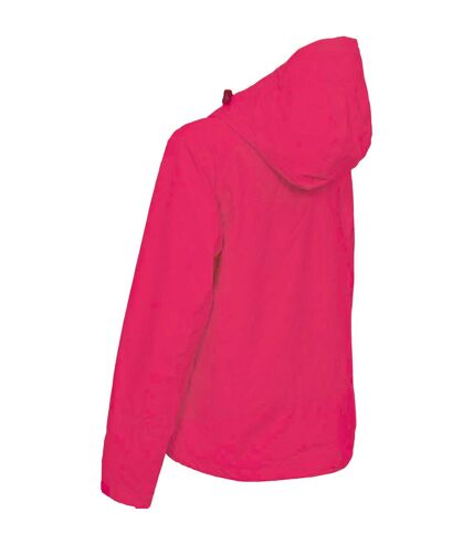 Trespass Womens/Ladies Miyake Hooded Waterproof Jacket (Cerise) - UTTP165