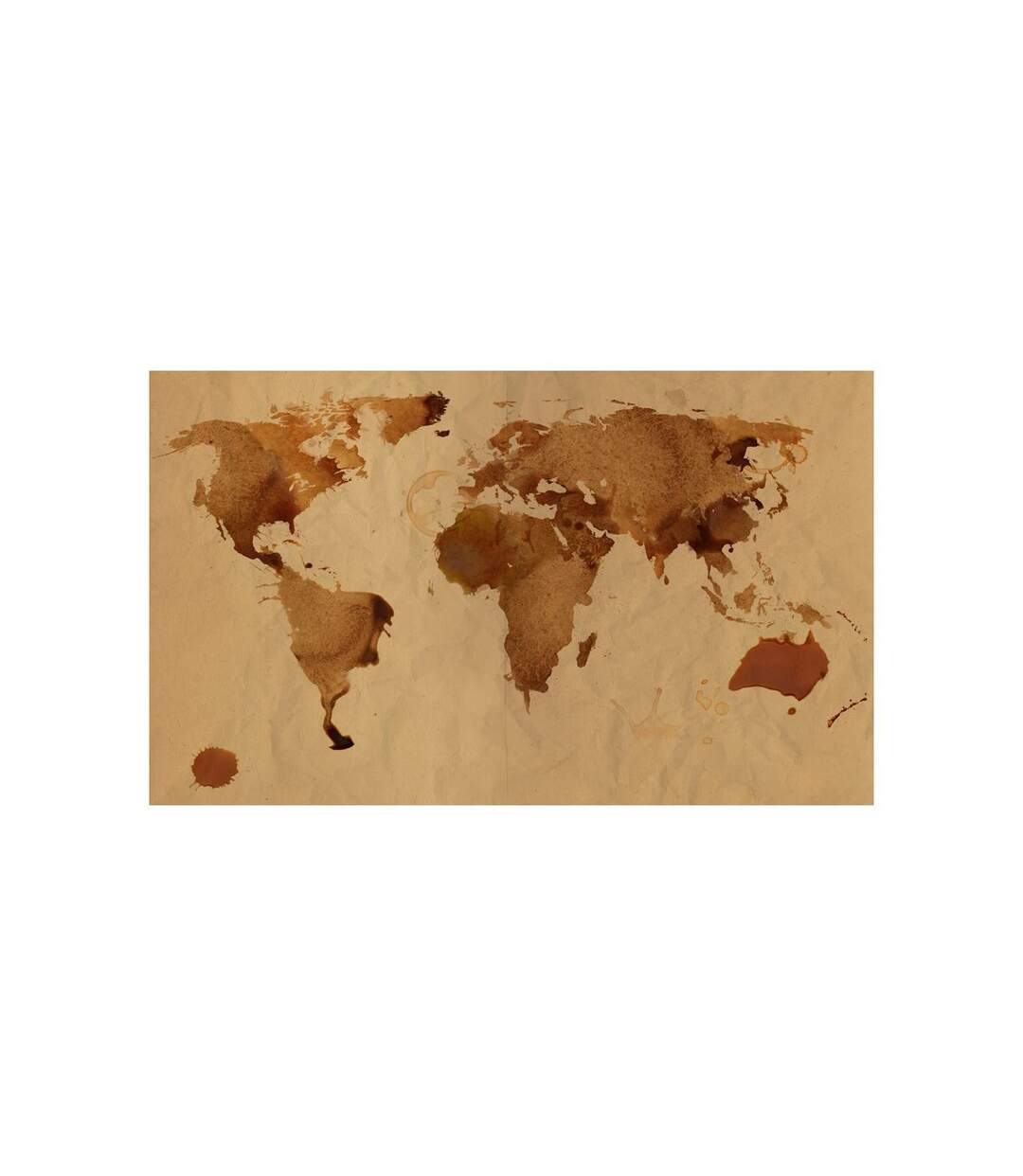 Papier Peint Tea Map of the World II 450x270cm-2