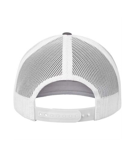 Flexfit Unisex Adult Two Tone Trucker Cap (Dark Grey/White) - UTPC4260