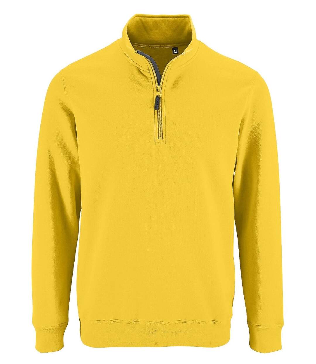 Sweat-shirt col camionneur - 02088 - jaune