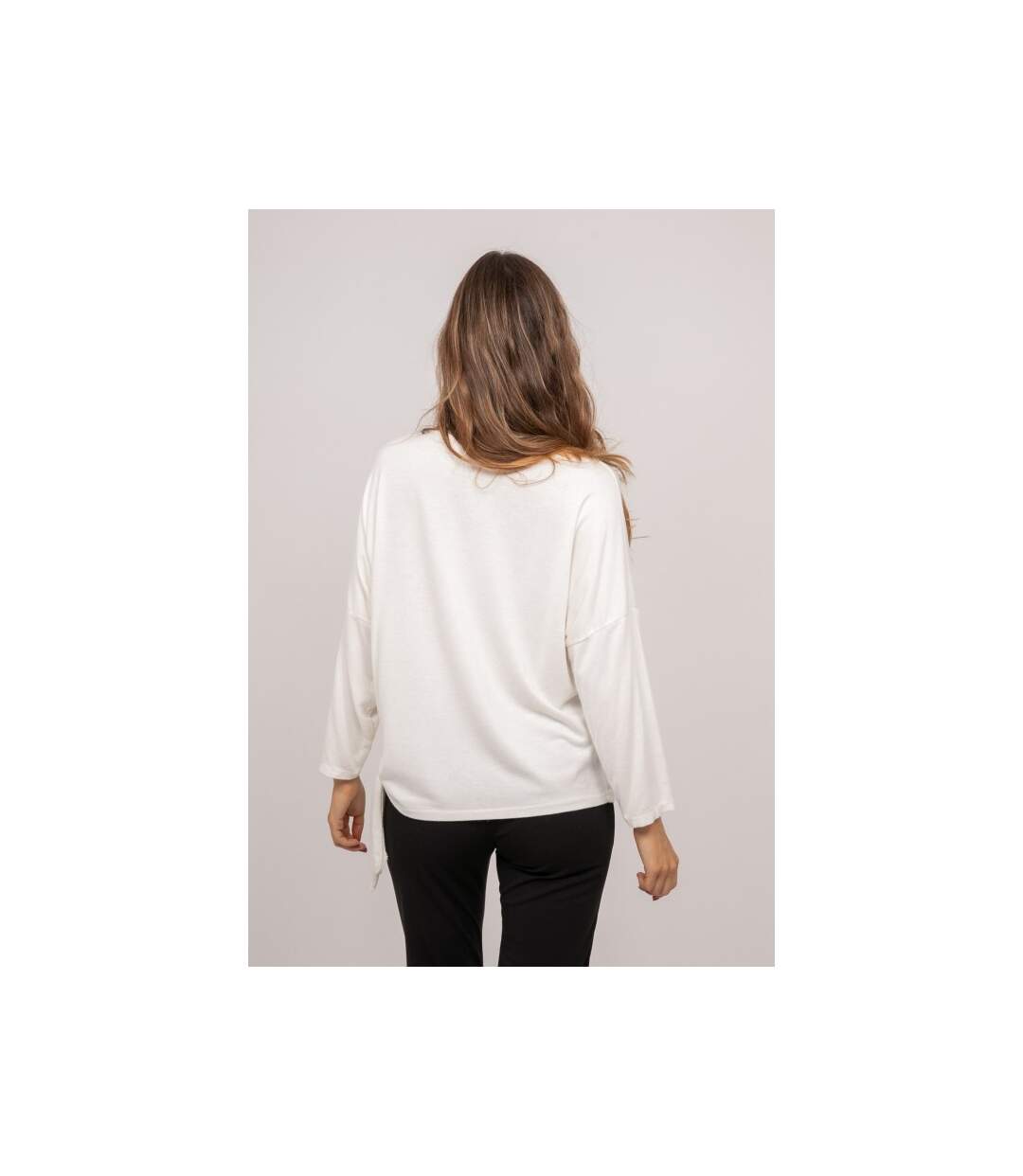 Top maille fine lien à nouer FENELLA - Dona X Lisa-2