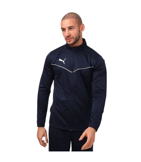Mens Team Rise Moisture Wicking Regular Training Jacket Navy Puma
