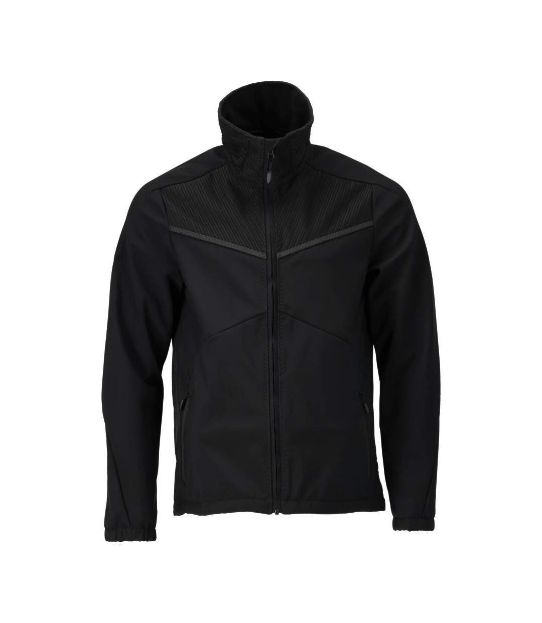 Mens Customised Soft Shell Jacket Black Mascot-1