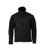 Mens Customised Soft Shell Jacket Black Mascot-1