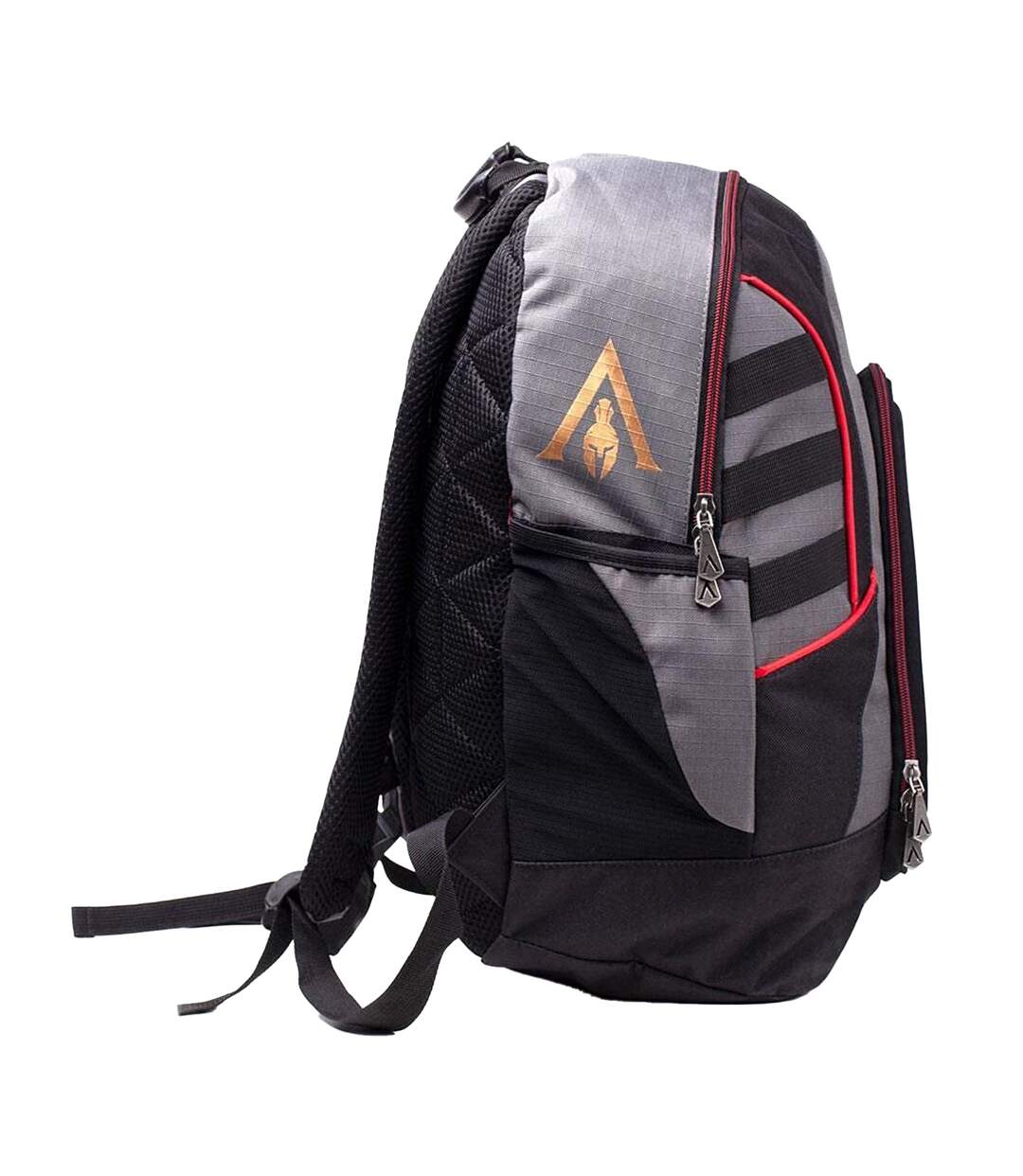 Sac À Dos Taille Unique Noir Gris Rouge Assassins Creed Odyssey-3