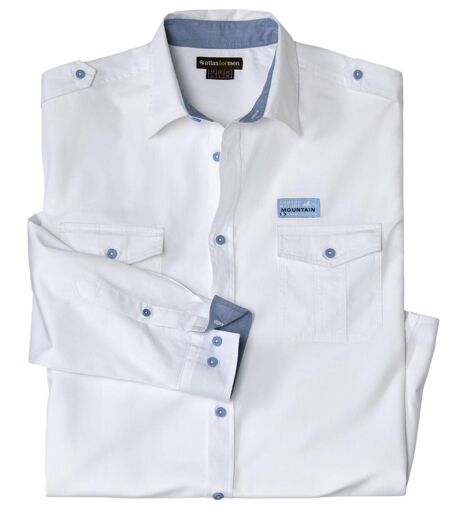 La Chemise Pilote Blanche