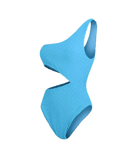 Maillot De Bain 1 Pièce Motif/style Damier Femme Bleu À Carreaux Speedo