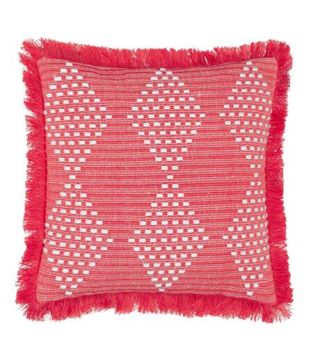 Woven cushion cover 45cm x 45cm pink Furn