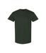 Mens Heavy Cotton T-shirt Forest Green Gildan-1