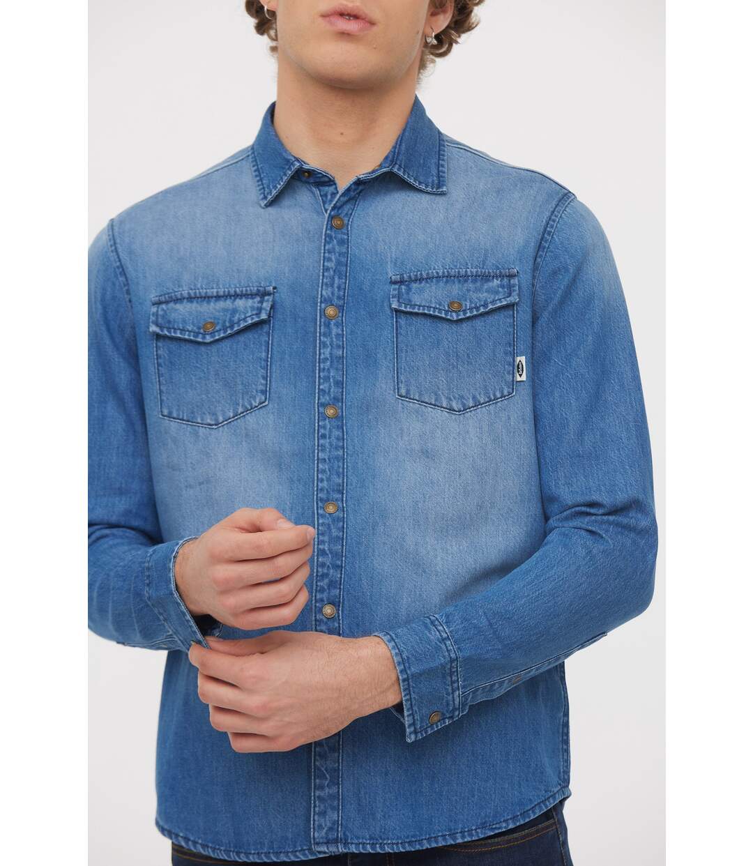 Chemise Darile Ocean Blue-3