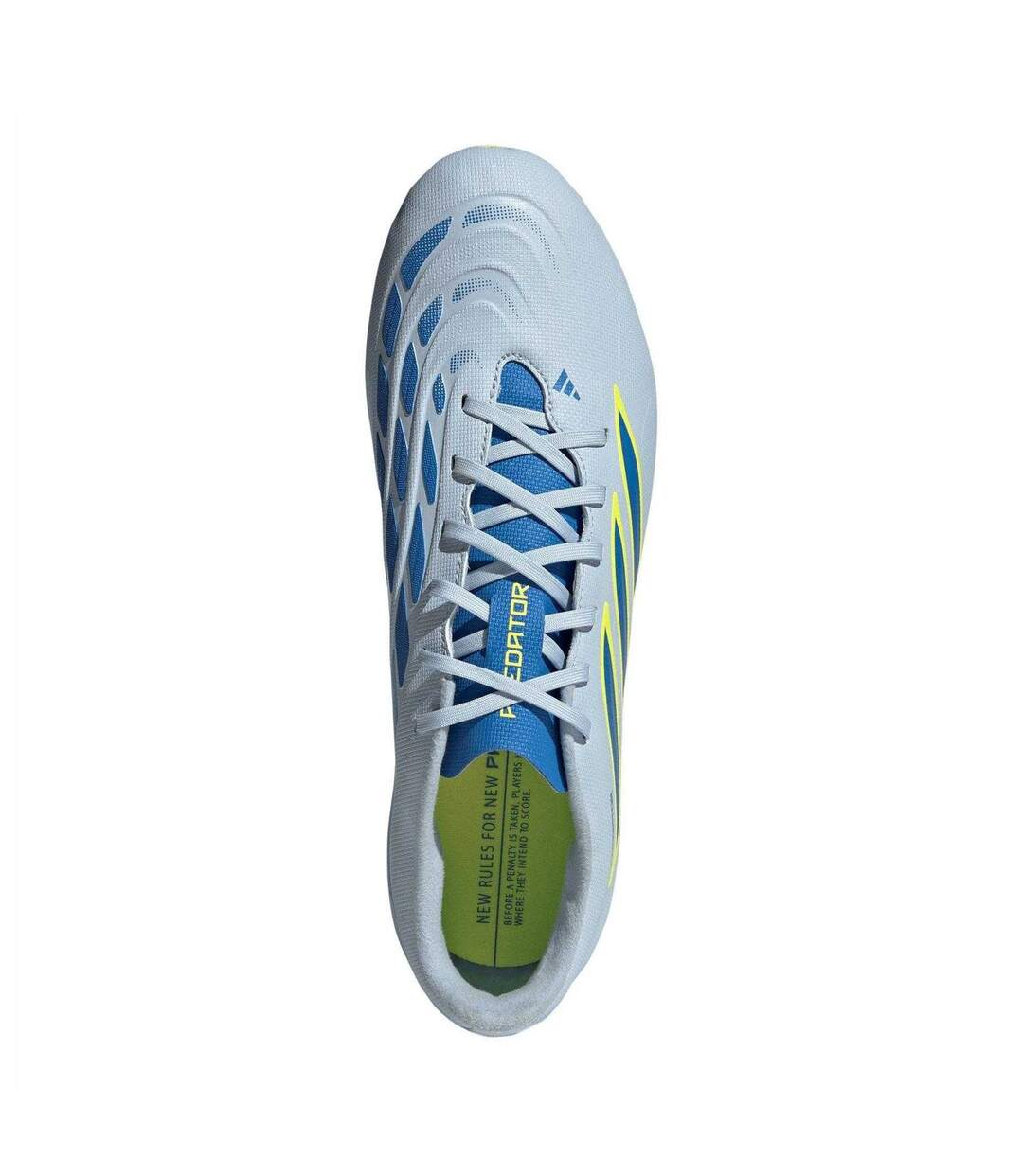 Chaussures De Foot Pour Terrain Ferme Sport Predator Club Homme Bleu Jaune Adidas-3