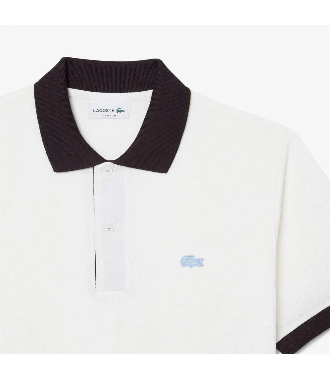 Mens Short-sleeved Polo Shirt Light Beige Lacoste-4