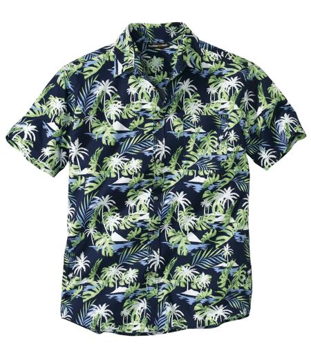 Men's Tropical Print Shirt
