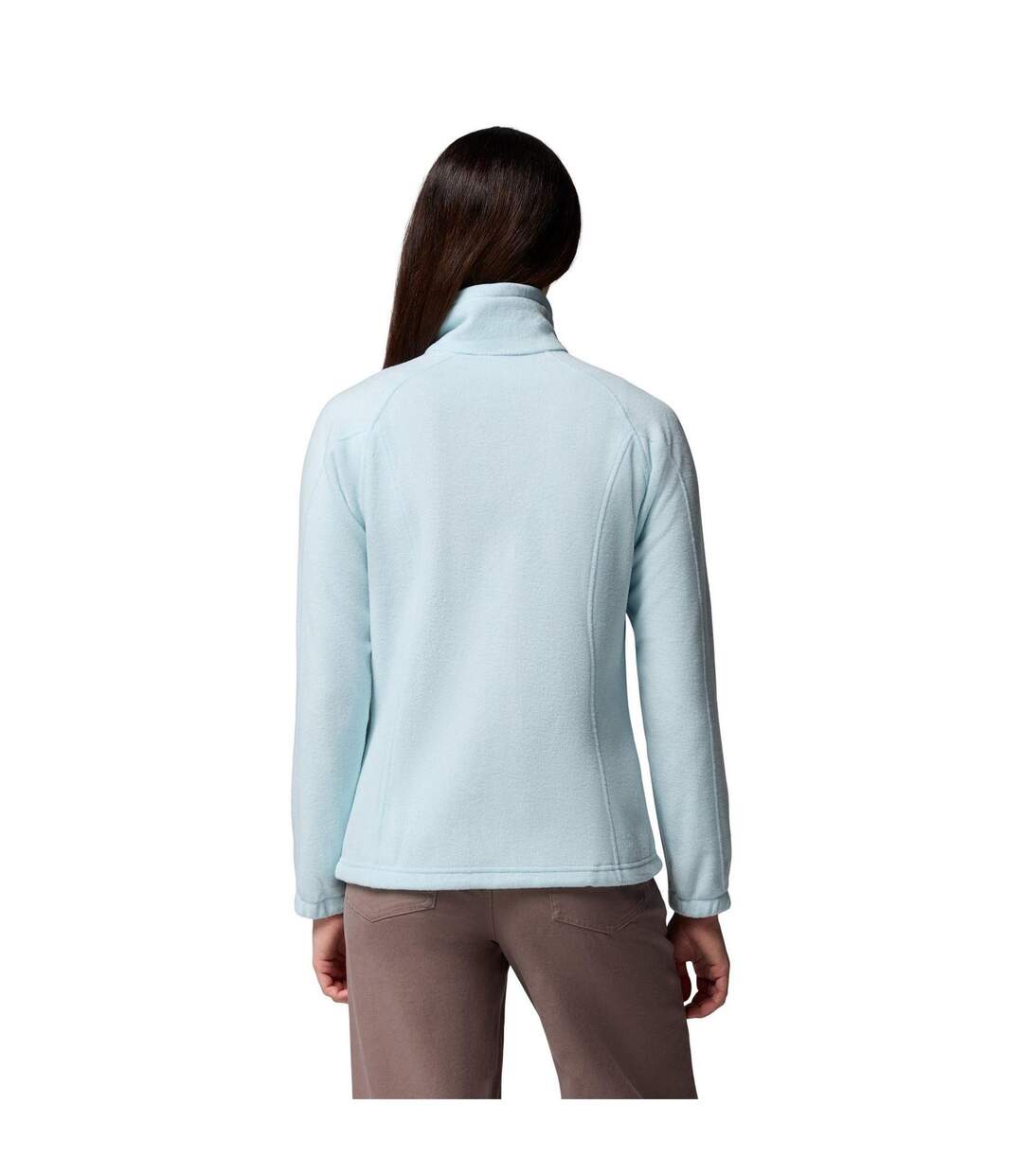 Womens/ladies Springs Full Zip Fleece Jacket Light Marine Columbia-3