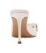 Womens Ladies Embellished Backless Stiletto Heel Mules Ivory Steve Madden-2