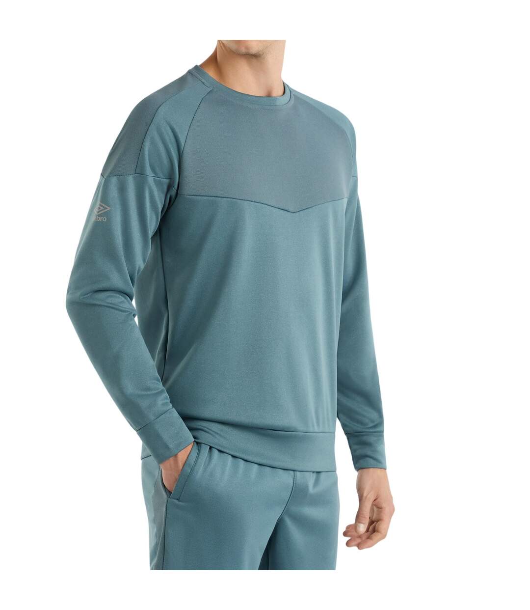 Mens sportswear sweatshirt goblin blue Umbro-1