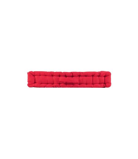 Coussin de Sol Déco Panama 60x60cm Rouge