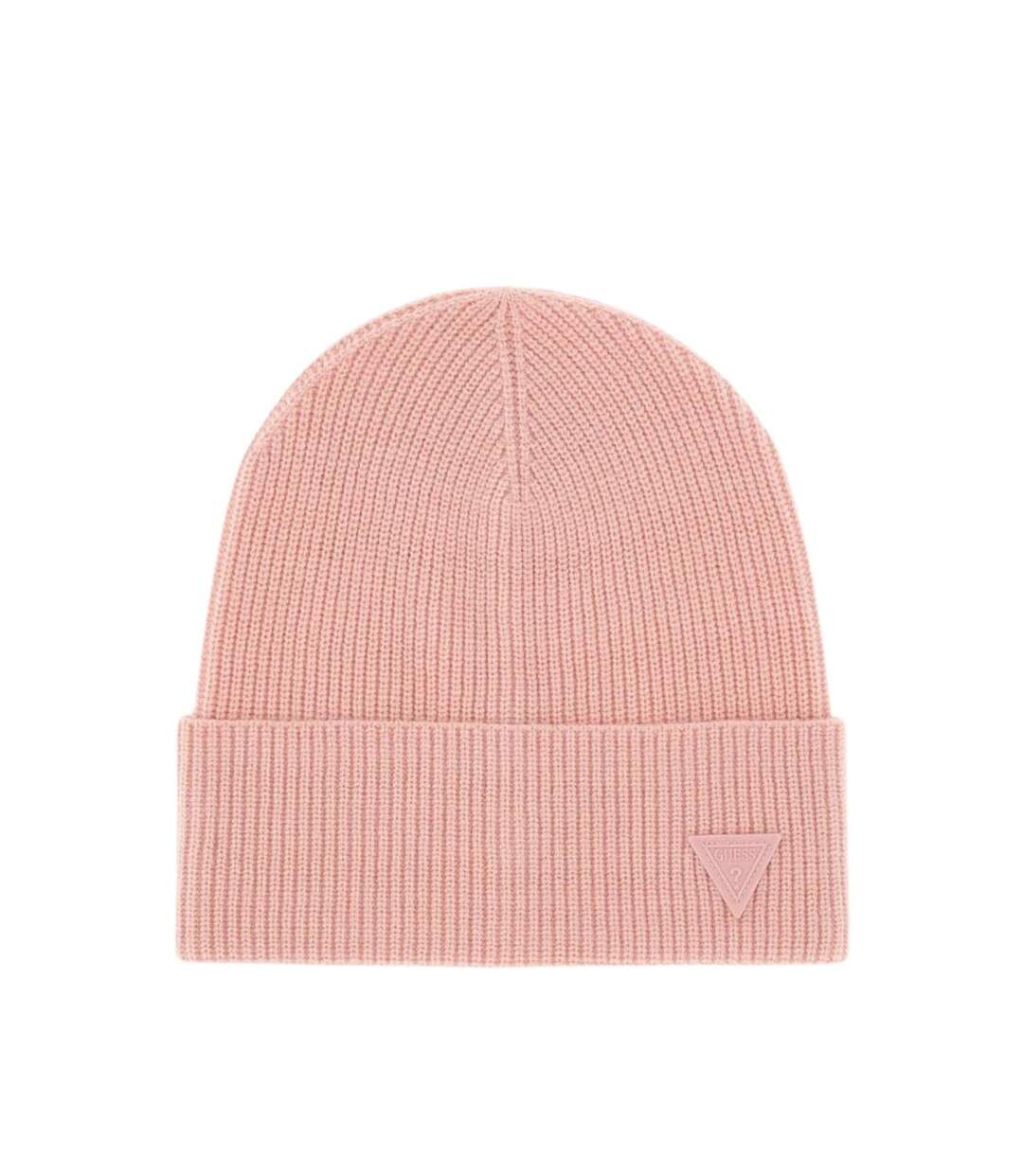 Bonnet Motif/style Logo Femme Rose Clair Guess-1