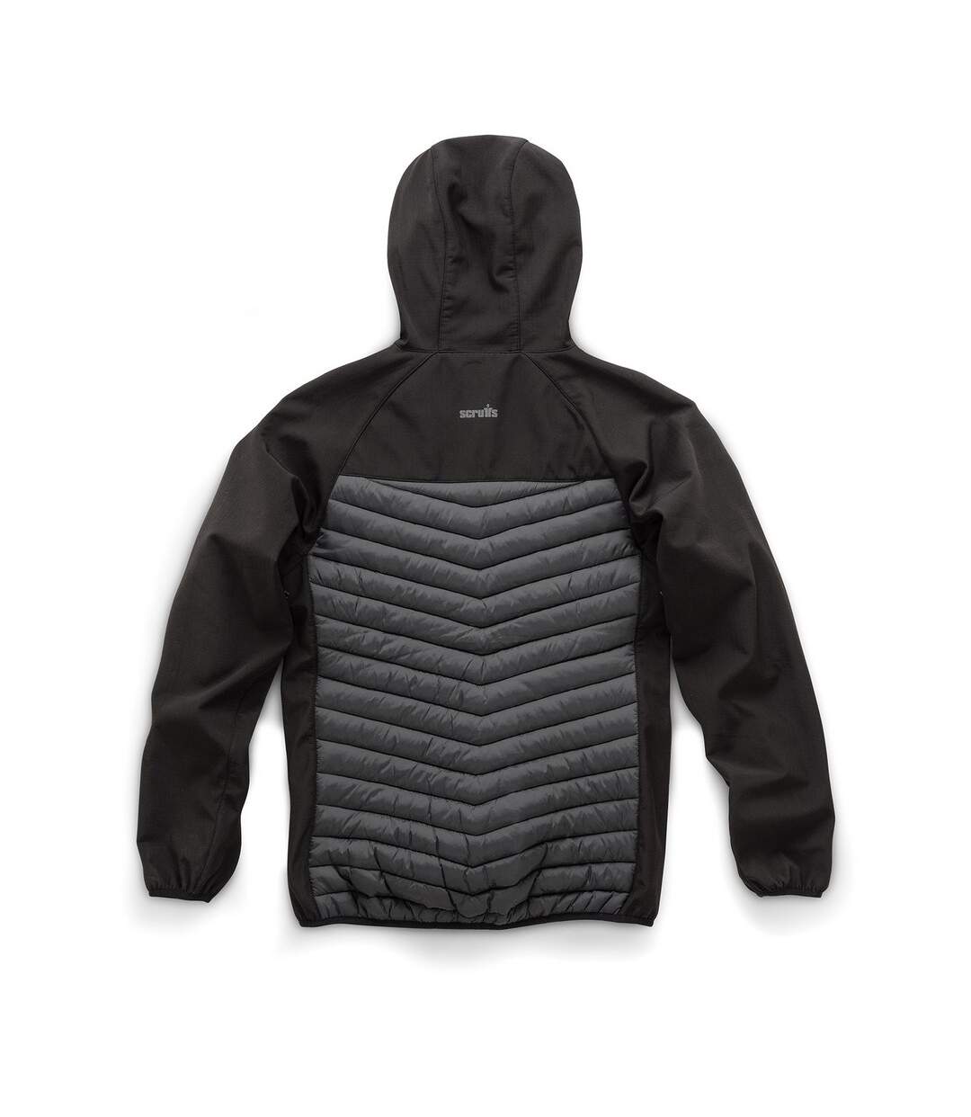 Mens Trade Padded Jacket Black Scruffs-2