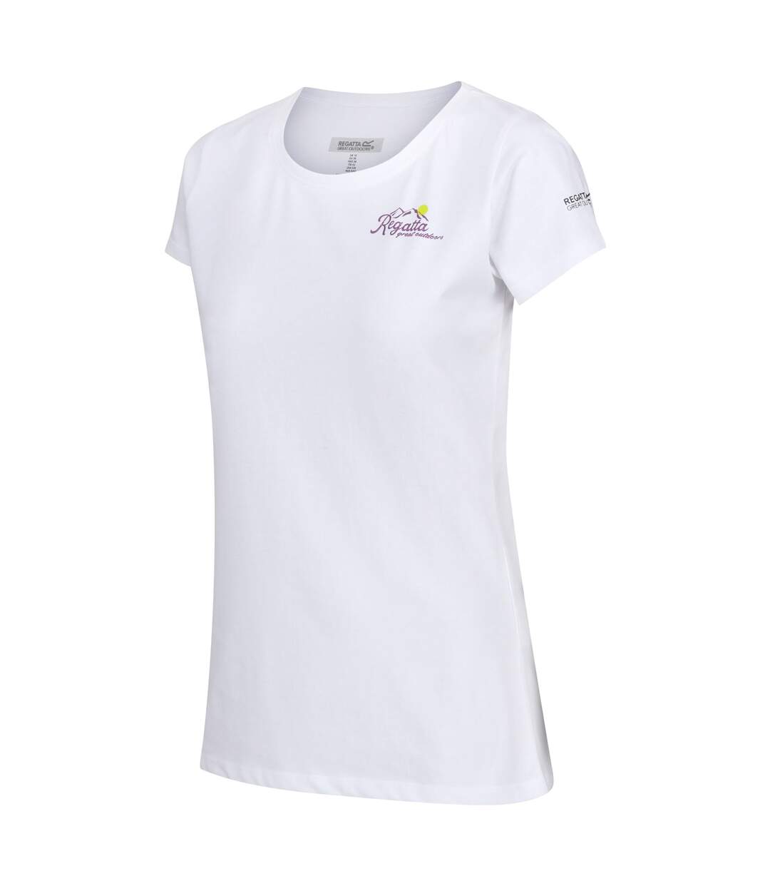T-shirt Breezed Femme Blanc Regatta-4