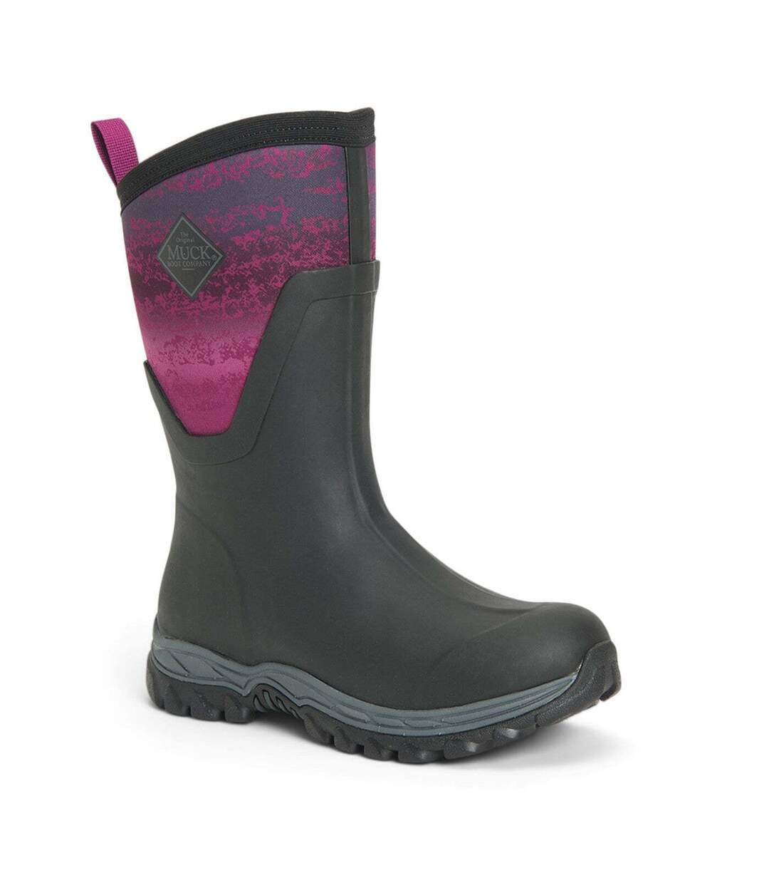 Arctic bottes en caoutchouc adulte unisexe noir / magenta Muck Boots-1