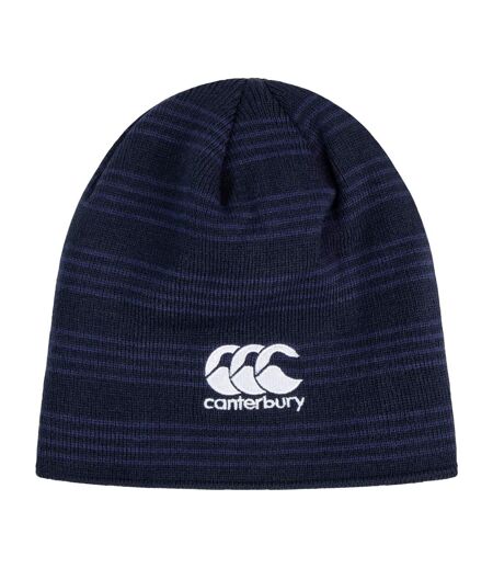 Unisex Adult Embroidered Logo Beanie Navy Canterbury