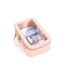 Boutique Clear Window Travel Pack One Size Soft Pink Bagbase-3