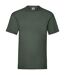 Mens valueweight t-shirt bottle green Fruit of the Loom