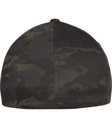 Casquette flexfit noir / multicam Yupoong