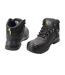 Mens super wide eeee fitting safety boots black Grafters