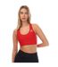 Womens/ladies Series-3 Hi-impact Sports Bra Red Skins-3