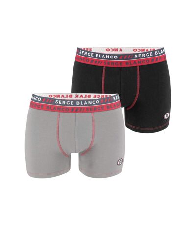 Lot de 2 Boxers homme surpiqûres Class Serge Blanco