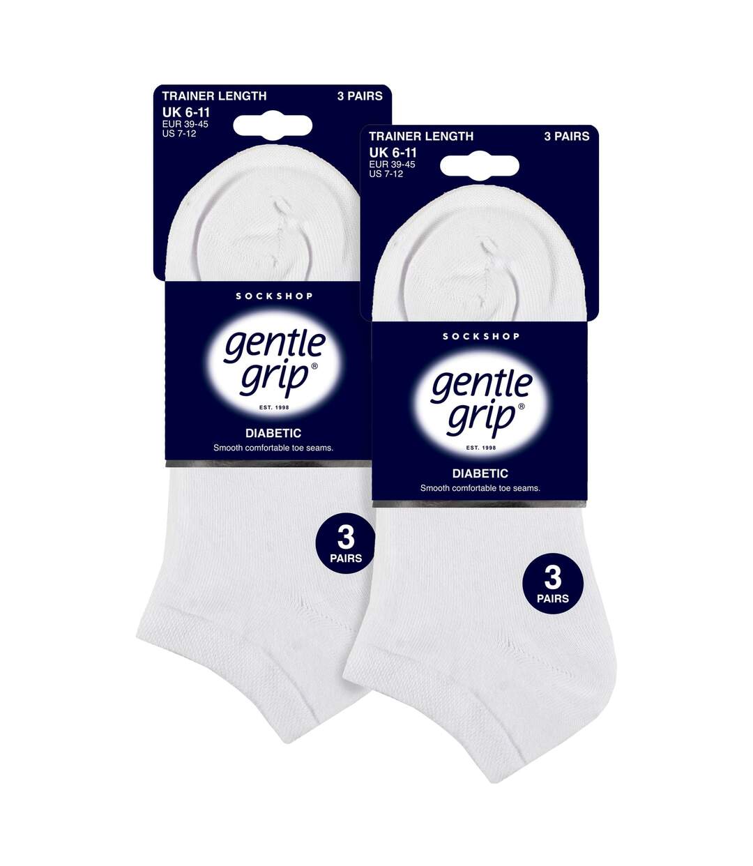 Lot de 6 paires de chaussettes en coton pour hommes-2