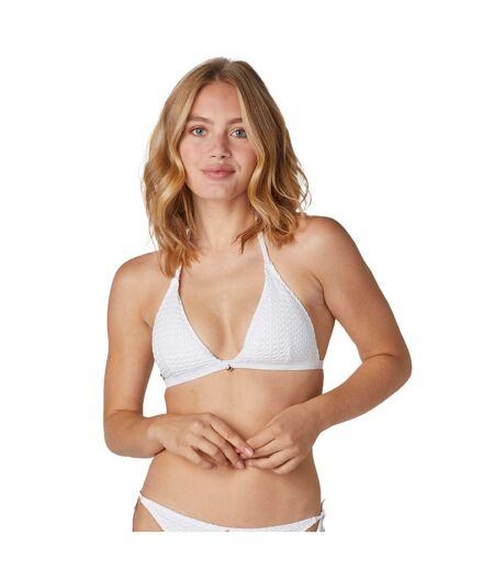 Haut de maillot de bain triangle blanc Embrun