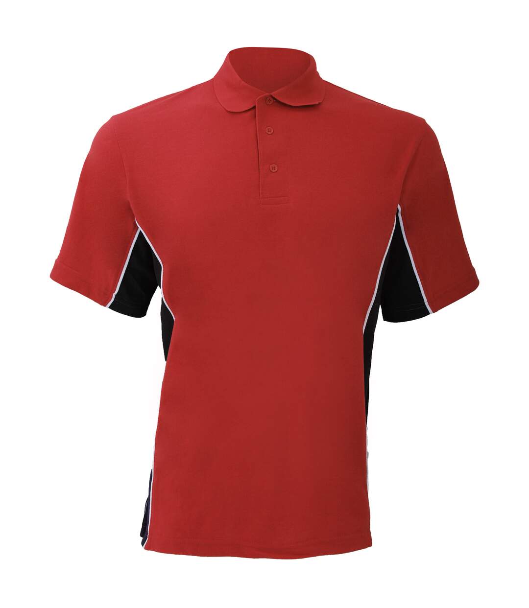 Polo à manches courtes homme rouge/noir/blanc GAMEGEAR-1