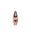 Haut De Maillot De Bain Motif/style Volanté Femme Bleu Saphir Ralph Lauren-1