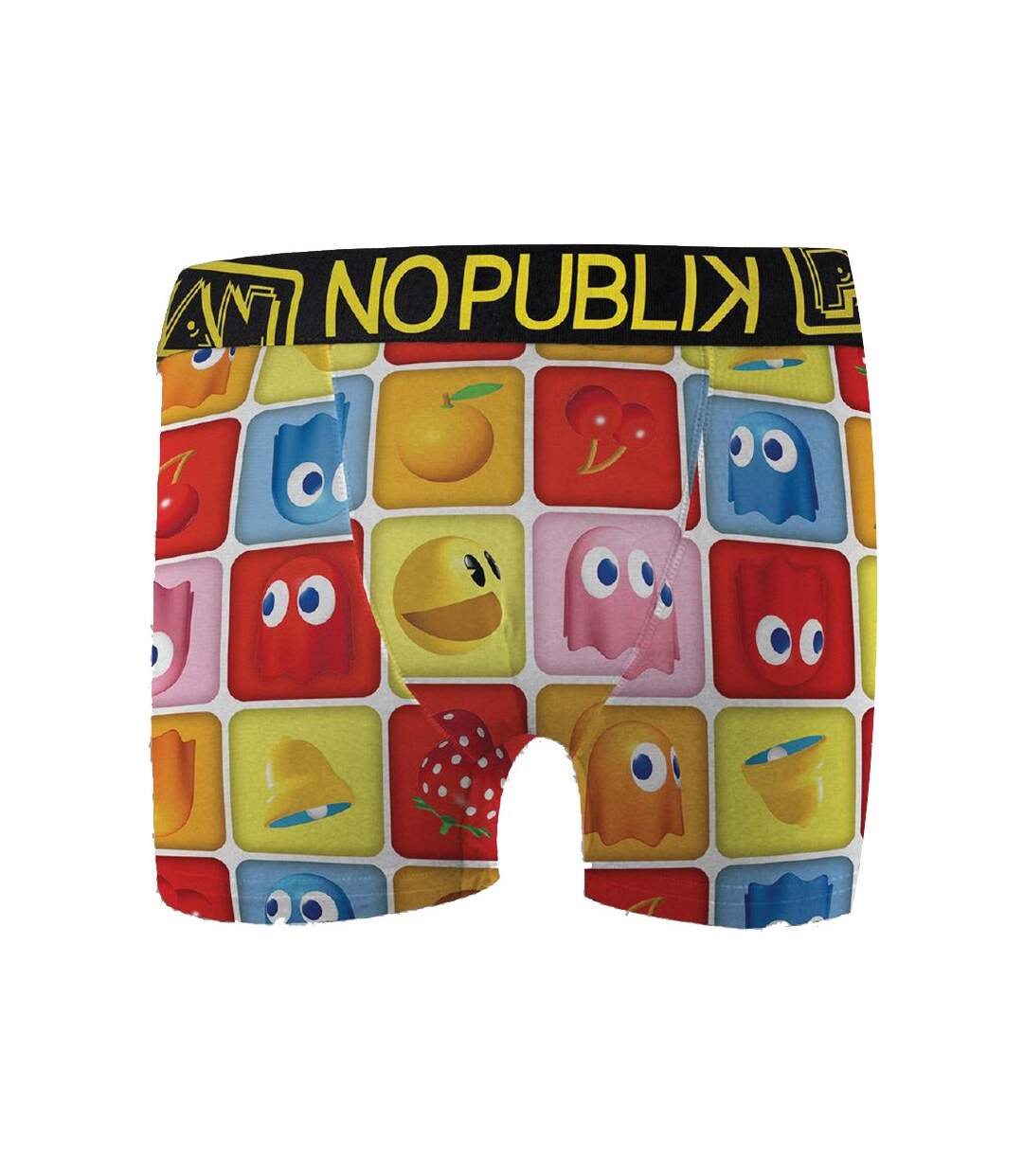 Boxer No Publik Featuring Pacman Homme Confort et Fantaisie en Coton -Assortiment modèles photos selon arrivages- Icone 1542 en Microfibre-1