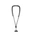 Recycled Adjustable Phone Holder Lanyard Black Unbranded-2