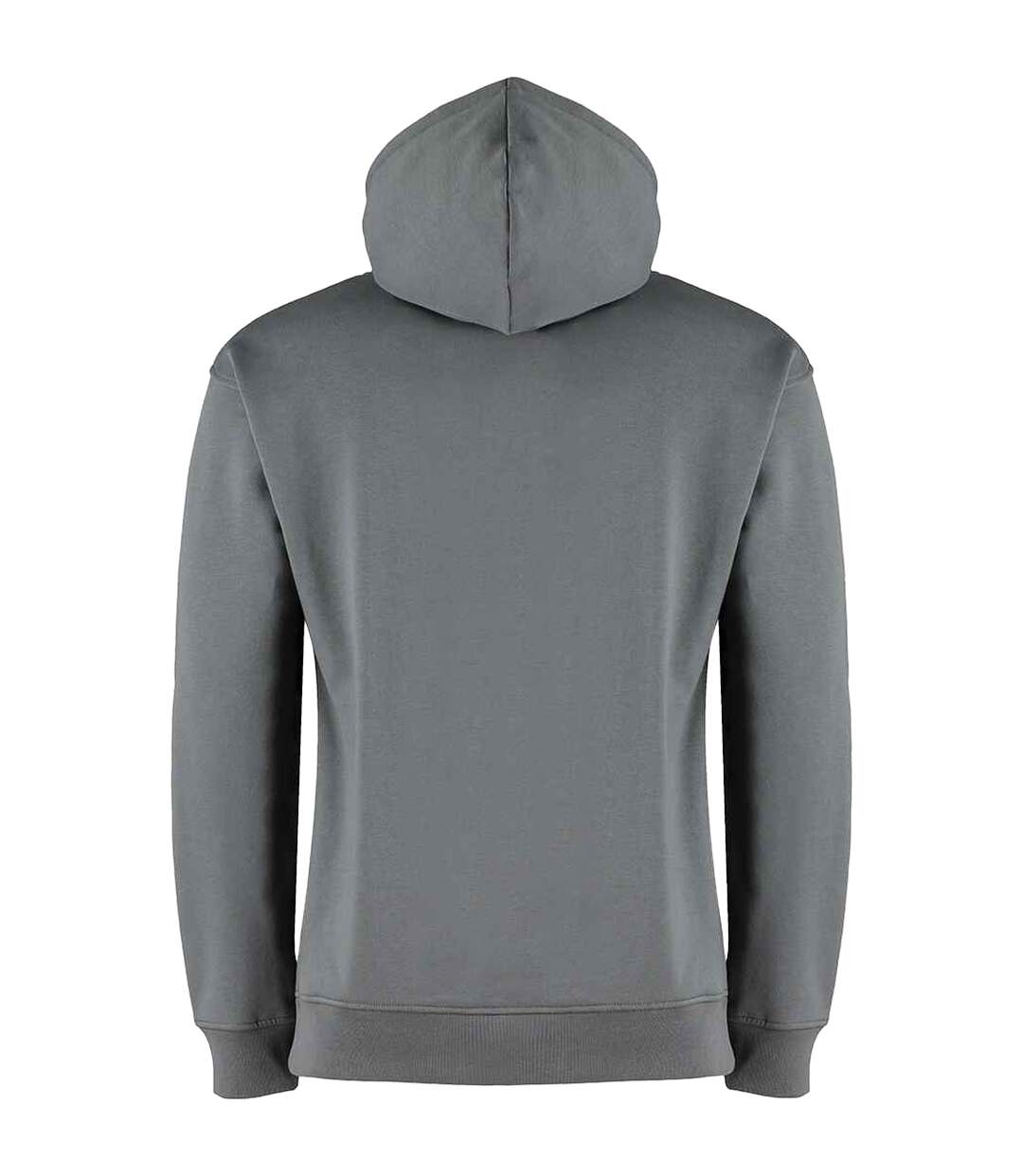 Sweat À Capuche Adulte Gris Foncé Kustom Kit-2