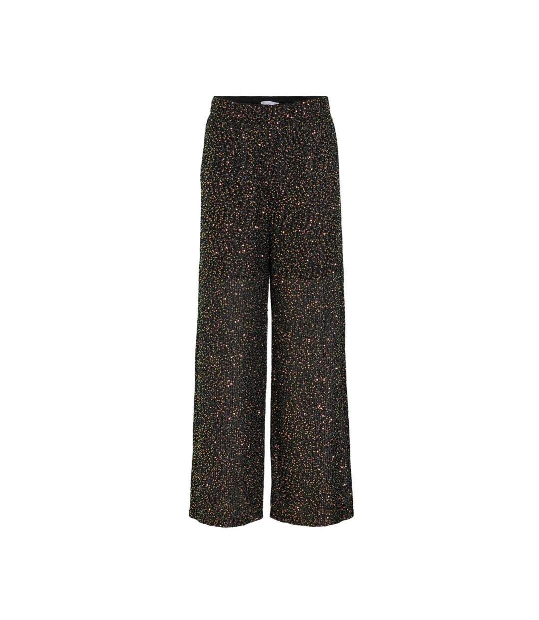 Pantalons à sequin Noir Femme Vila Viscara - 36