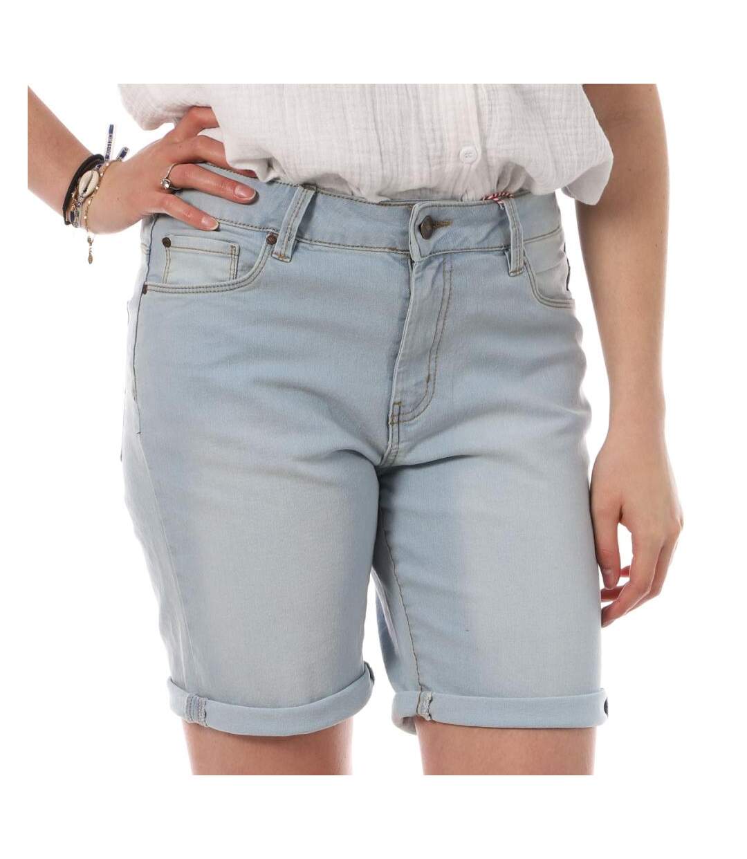 Bermudas en Jean Bleu Femme Lee Cooper Wopara - 27-1